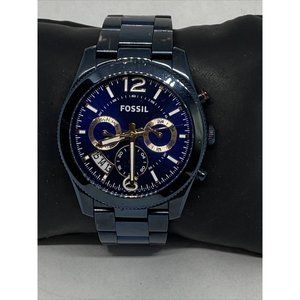 Fossil Perfect Boyfriend ES4093 Women's Navy Blue
